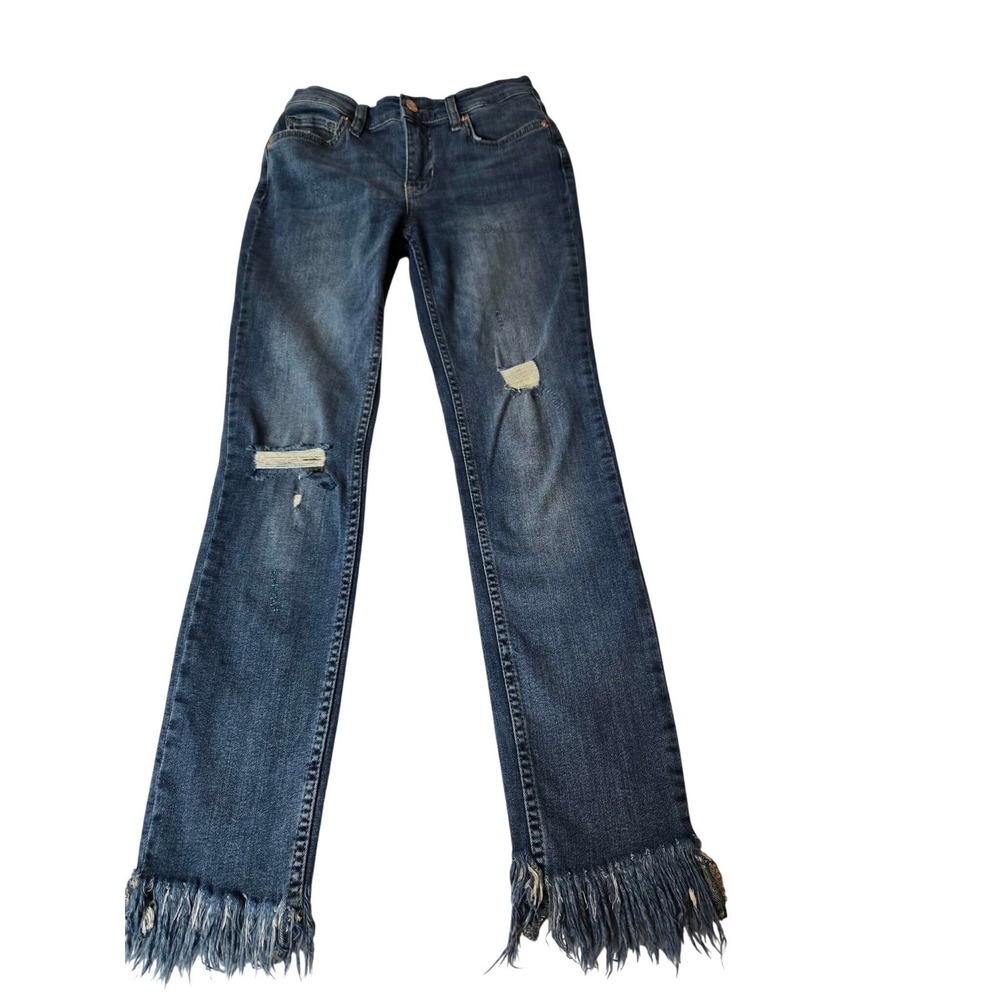 7 For All Mankind Womens Dark Wash Denim Jeans Size 29 Indigo Five Pocket